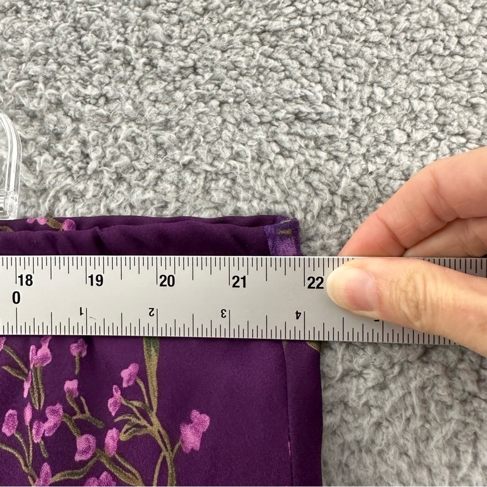 Karin Stevens Purple Floral Maxi Skirt - Picture 6 of 8